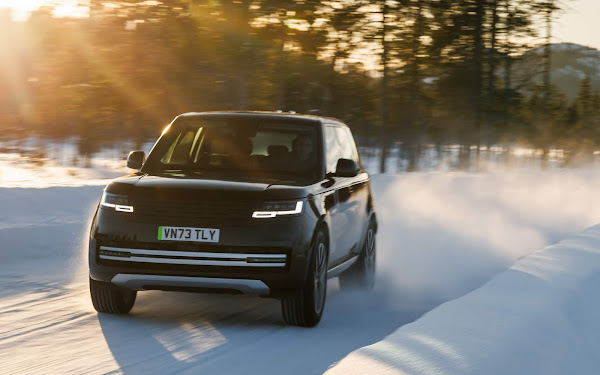 Novo Range Rover Electric é testado em baixas temperaturas