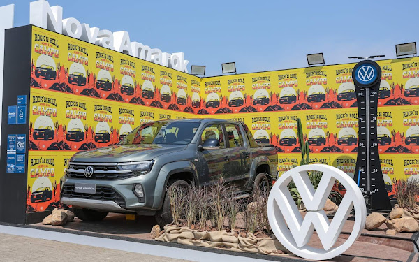 Nova Amarok 2025 em exposição no Rock in Rio